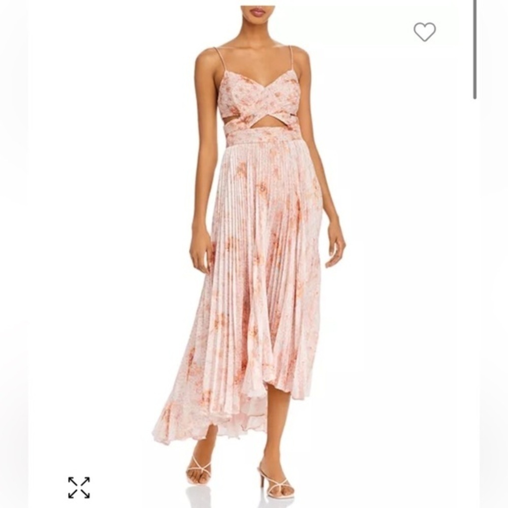 AMUR Lumi Cutout Pleated Dress size 6